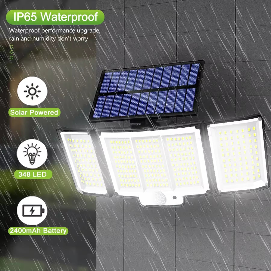 Light Up Security – 348 LED Solar Light