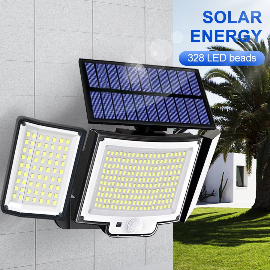 Light Up Security – 348 LED Solar Light