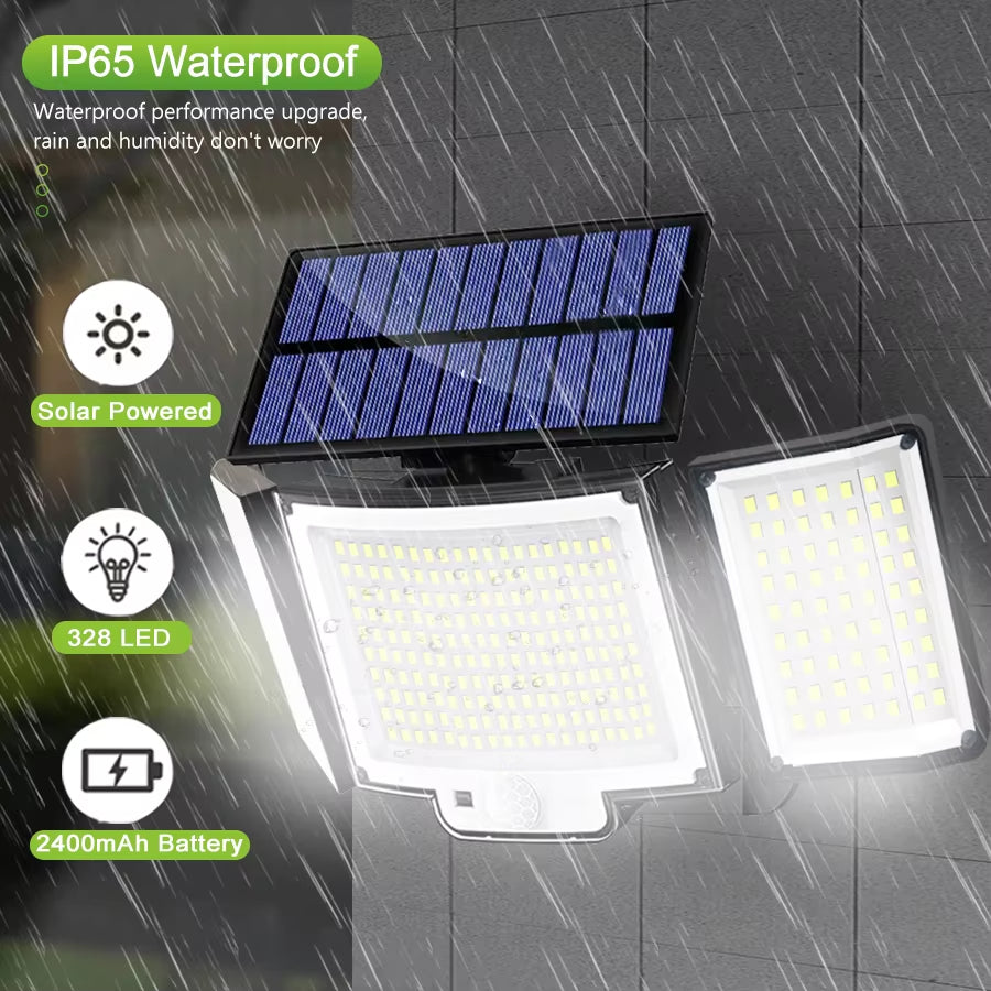 Light Up Security – 348 LED Solar Light