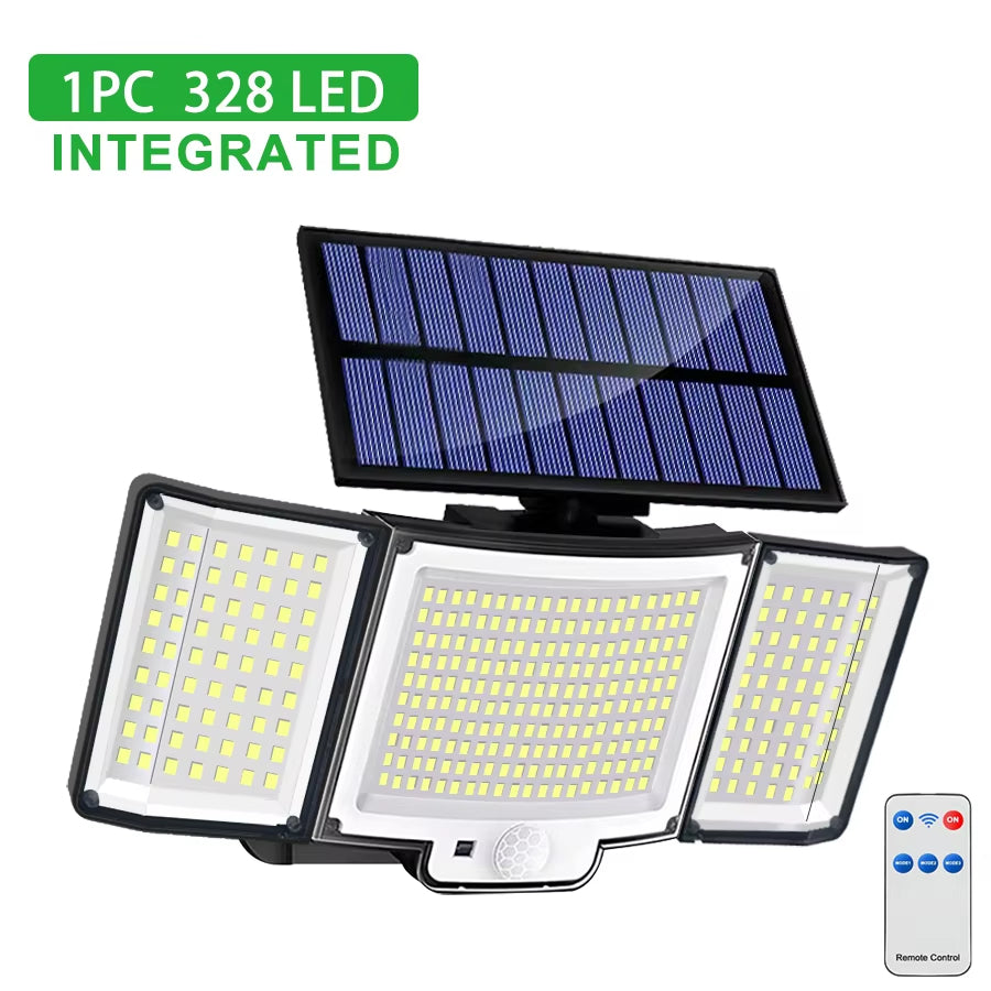 Light Up Security – 348 LED Solar Light