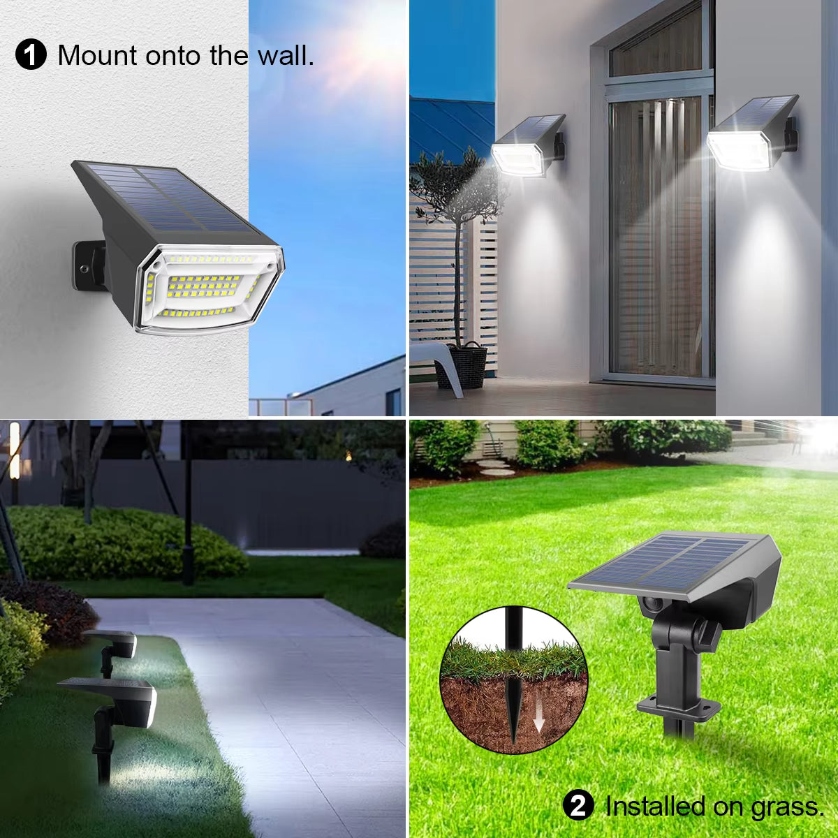 Light Up Your Garden – Solar LED Floodlight