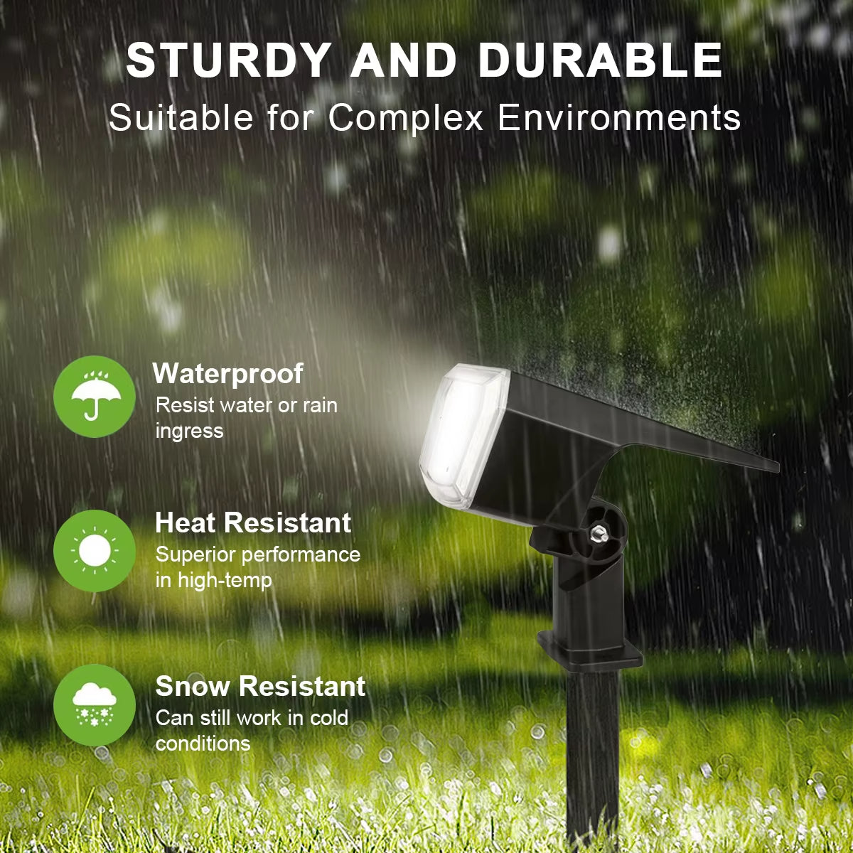 Light Up Your Garden – Solar LED Floodlight