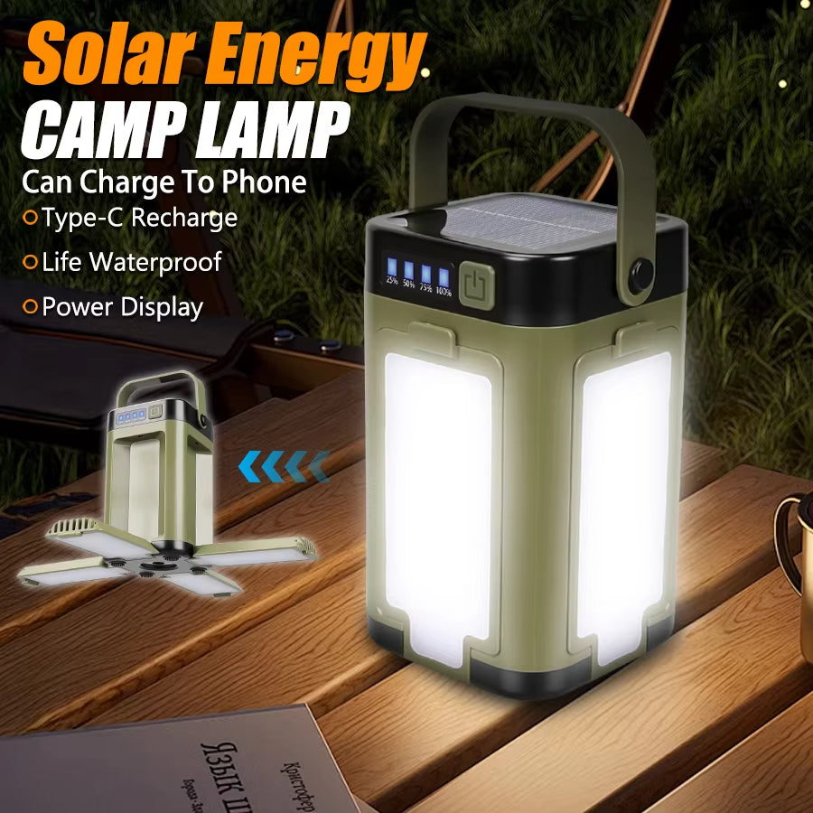 Light Your Camp – Foldable LED Lantern