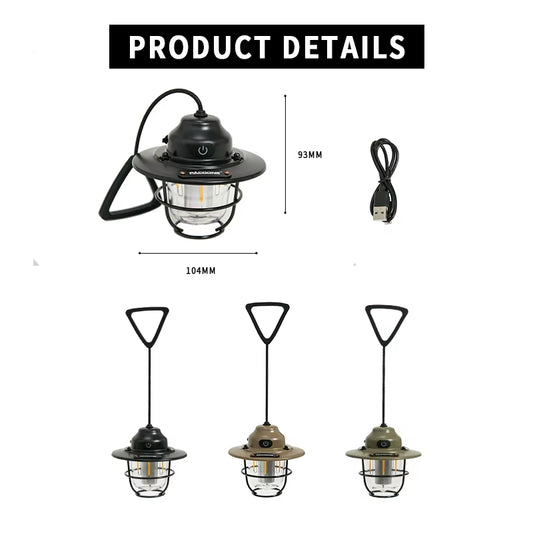 Retro Camping Lantern