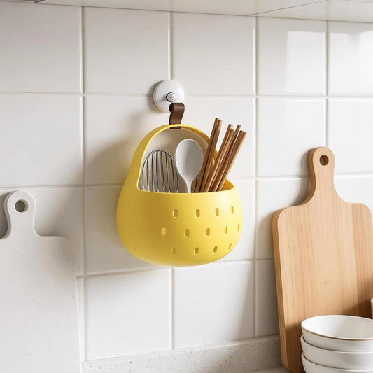 Magnetic Wall-Mounted Storage Basket