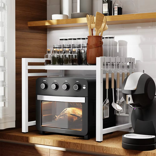 Microwave Stainless Steel Scalable Storage Rack