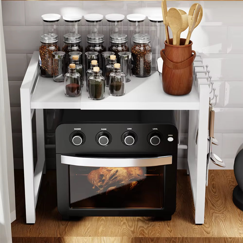 Microwave Stainless Steel Scalable Storage Rack