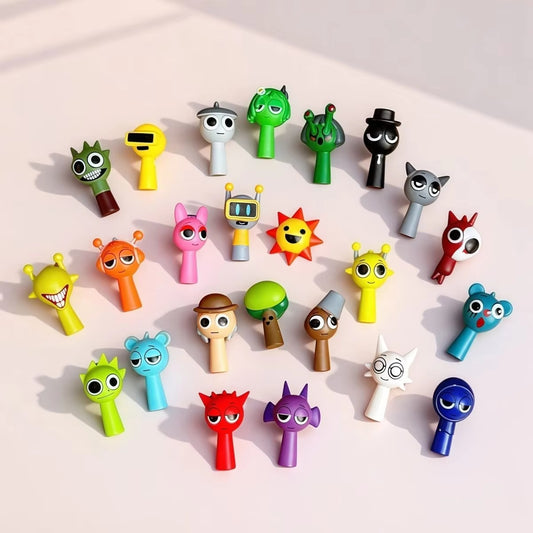Mini Sprunki Action Figure Cartoon Model Dolls