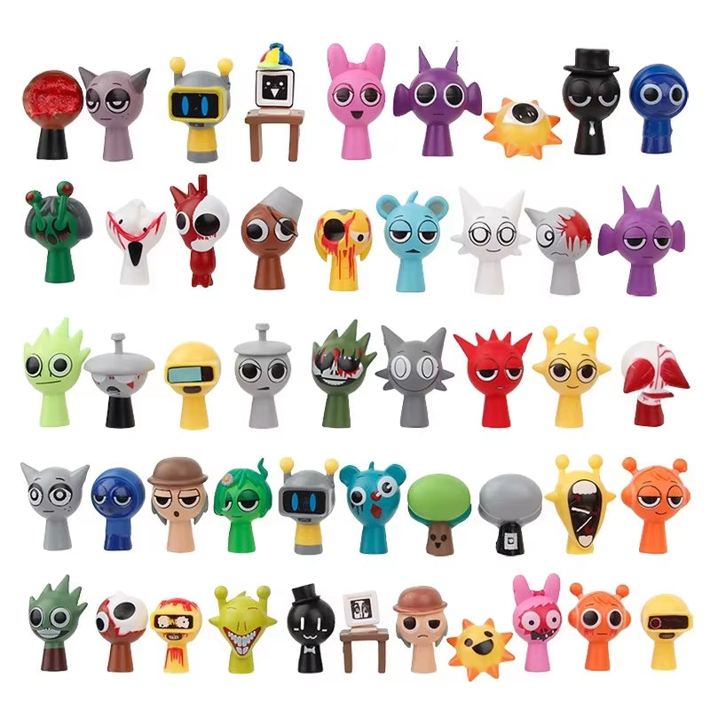 Mini Sprunki Action Figures