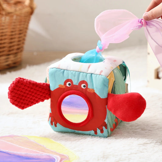Montessori Baby Magic Tissue Box Sensory Toy