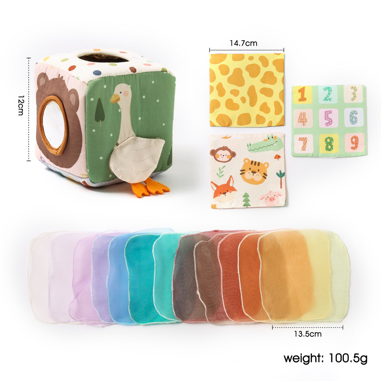 Montessori Baby Magic Tissue Box Sensory Toy