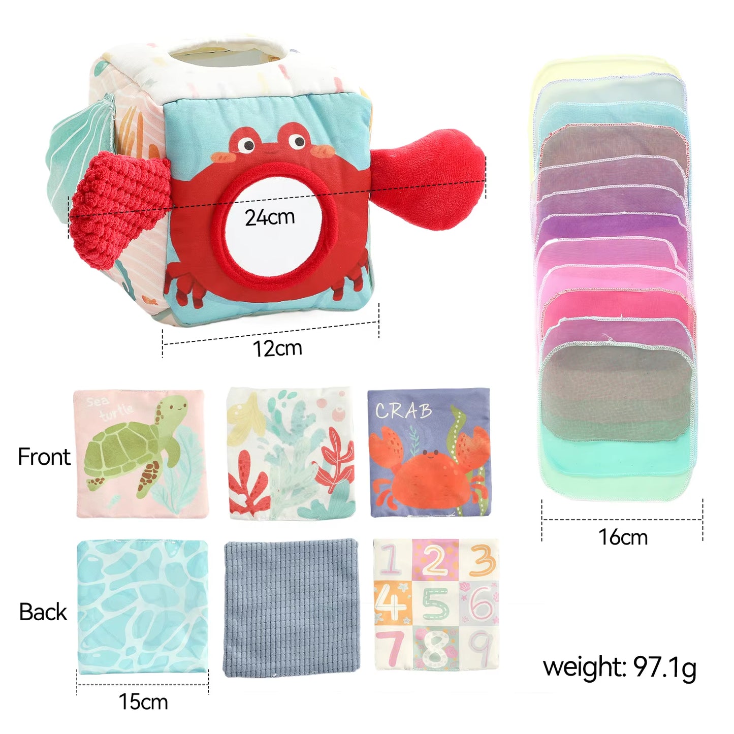 Montessori Baby Magic Tissue Box Sensory Toy