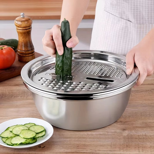 Multifunctional Mixing Bowl Vegetable Slicer