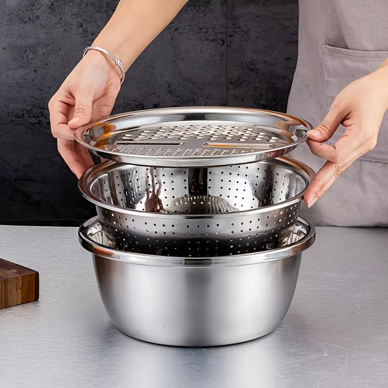 Multifunctional Mixing Bowl Vegetable Slicer