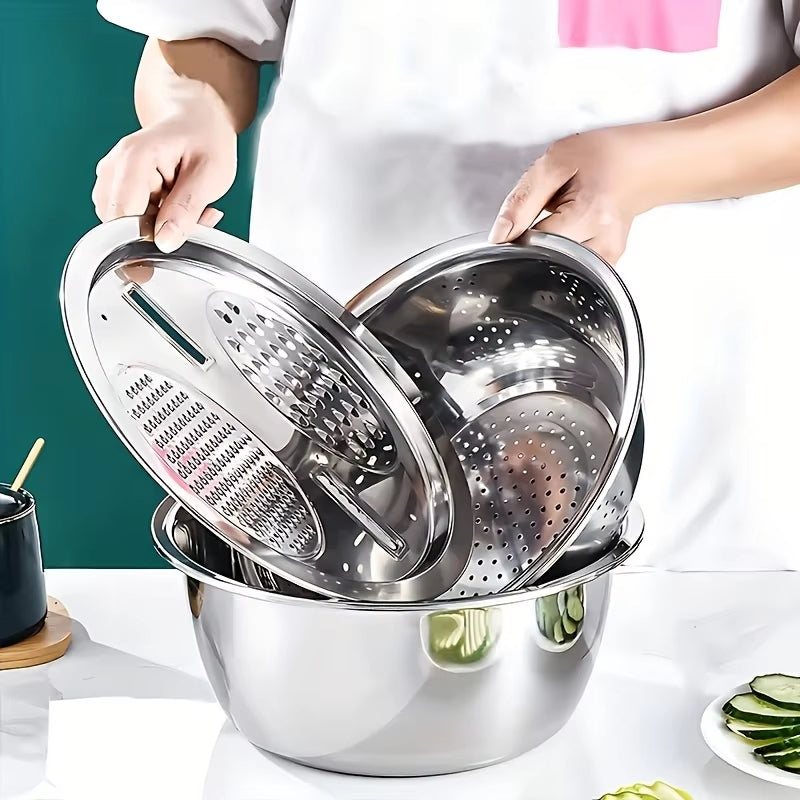 Multifunctional Mixing Bowl Vegetable Slicer