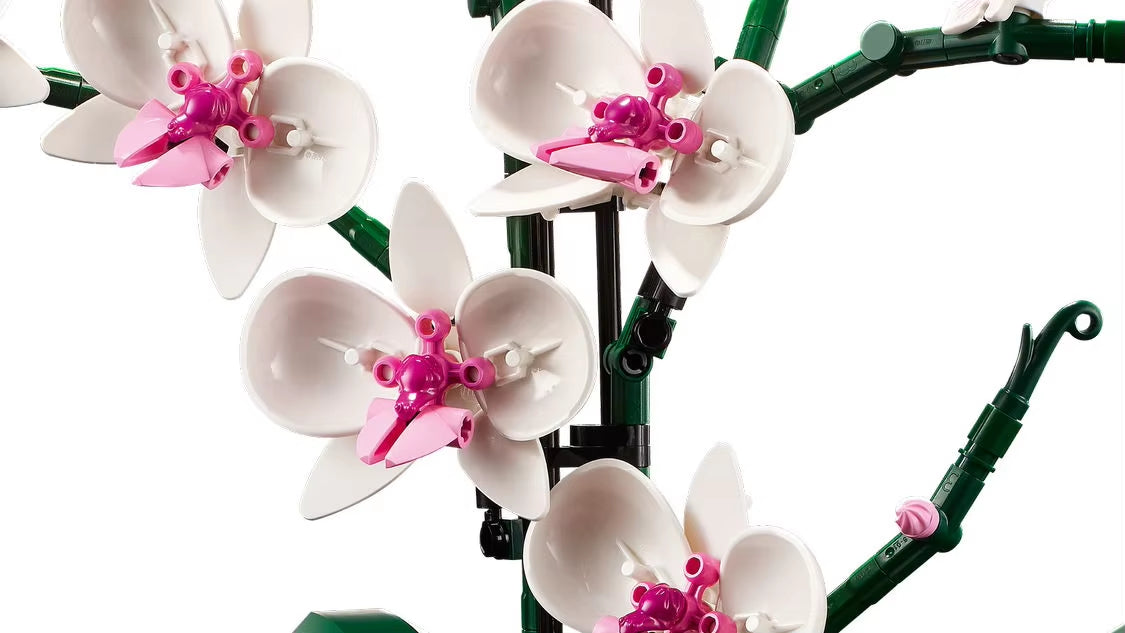 Orchid Bouquet Building Blocks Set 711PCS Compatible with LEGO