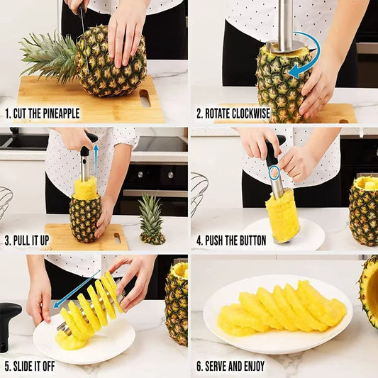 Pineapple Stainless Steel Knife Cutter