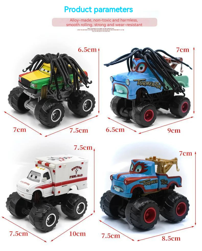 Pixar Cars Lightning McQueen & Mater Metal Alloy Toy Cars