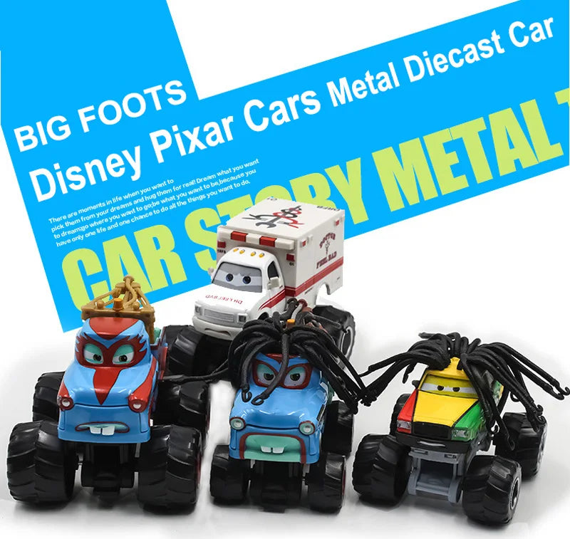 Pixar Cars Lightning McQueen & Mater Metal Alloy Toy Cars