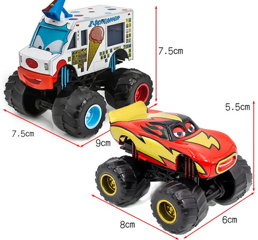 Pixar Cars Lightning McQueen & Mater Metal Alloy Toy Cars