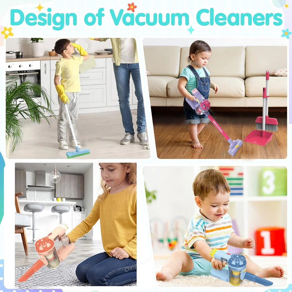 Power Up Playtime Kids Electric Vacuum Toy