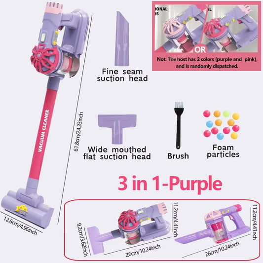 Power Up Playtime Kids Electric Vacuum Toy