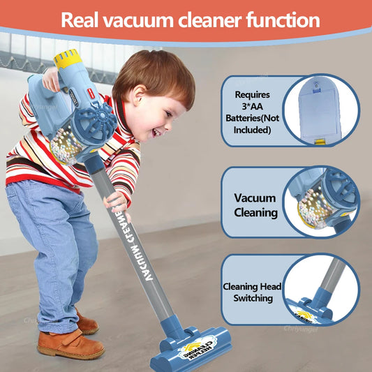 Power Up Playtime Kids Electric Vacuum Toy