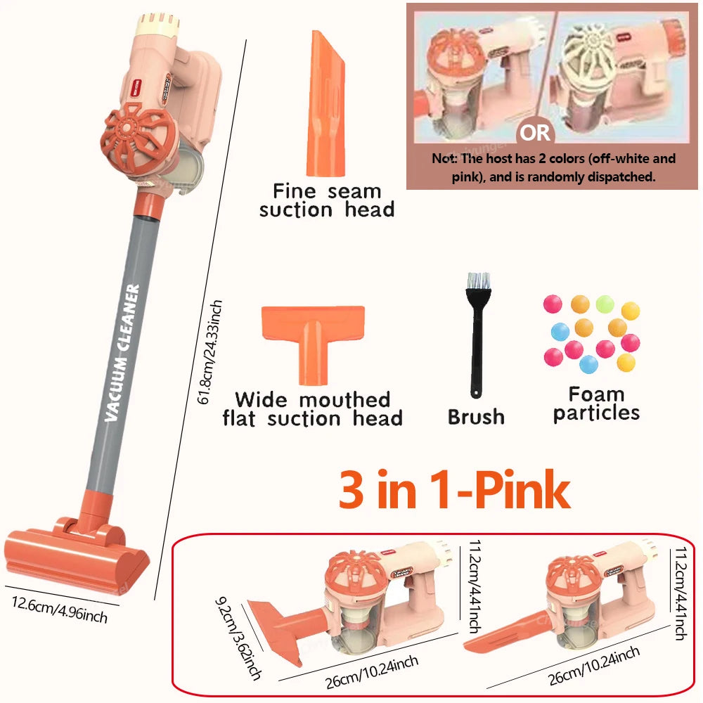 Power Up Playtime Kids Electric Vacuum Toy