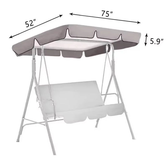 Refresh Your Swing – Waterproof 3-Seater Canopy Cover