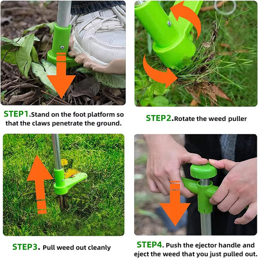 Remove Weeds Effortlessly – Long Handle Weed Remover