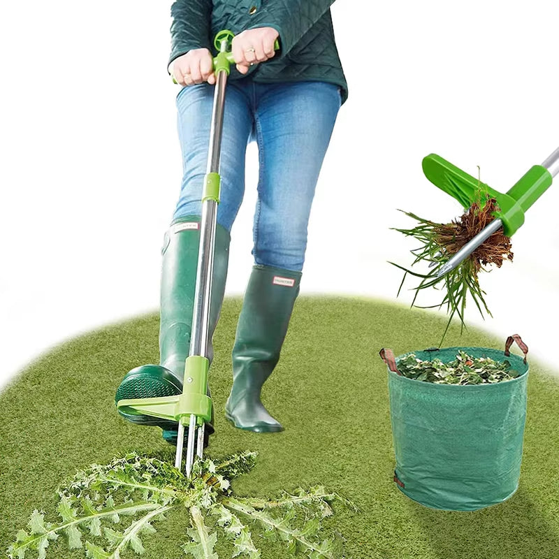 Remove Weeds Effortlessly – Long Handle Weed Remover