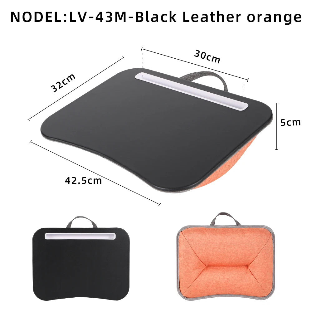 Multifunctional Laptop Desk with Cushion – Portable Lap Table with Mouse Pad