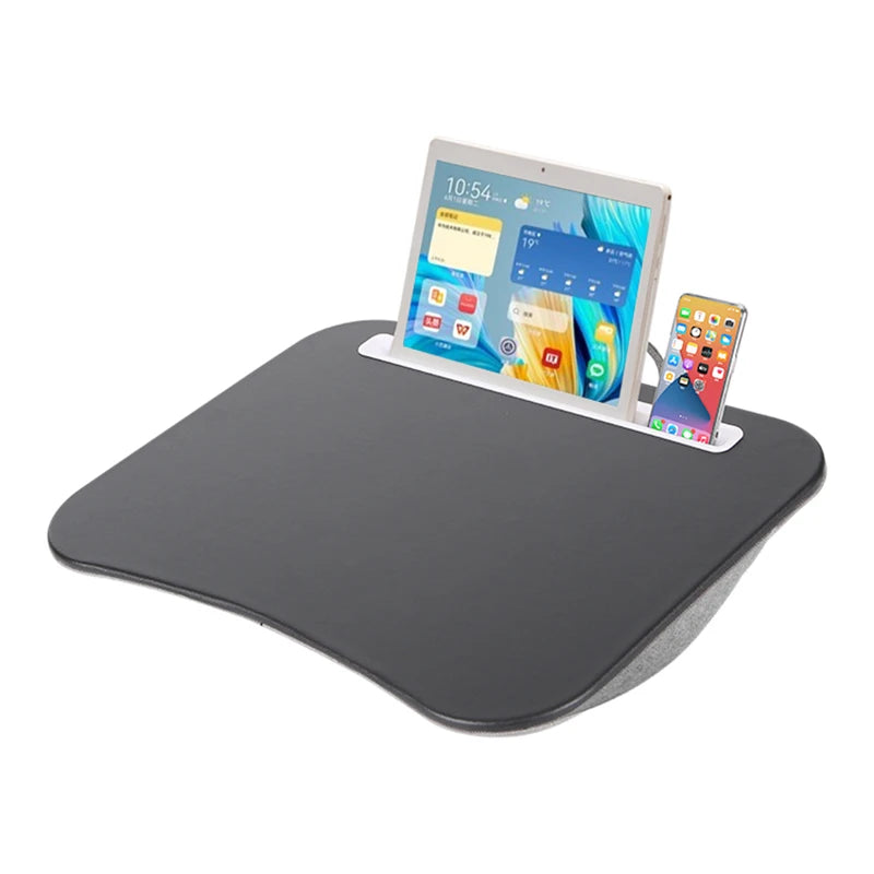 Multifunctional Laptop Desk with Cushion – Portable Lap Table with Mouse Pad