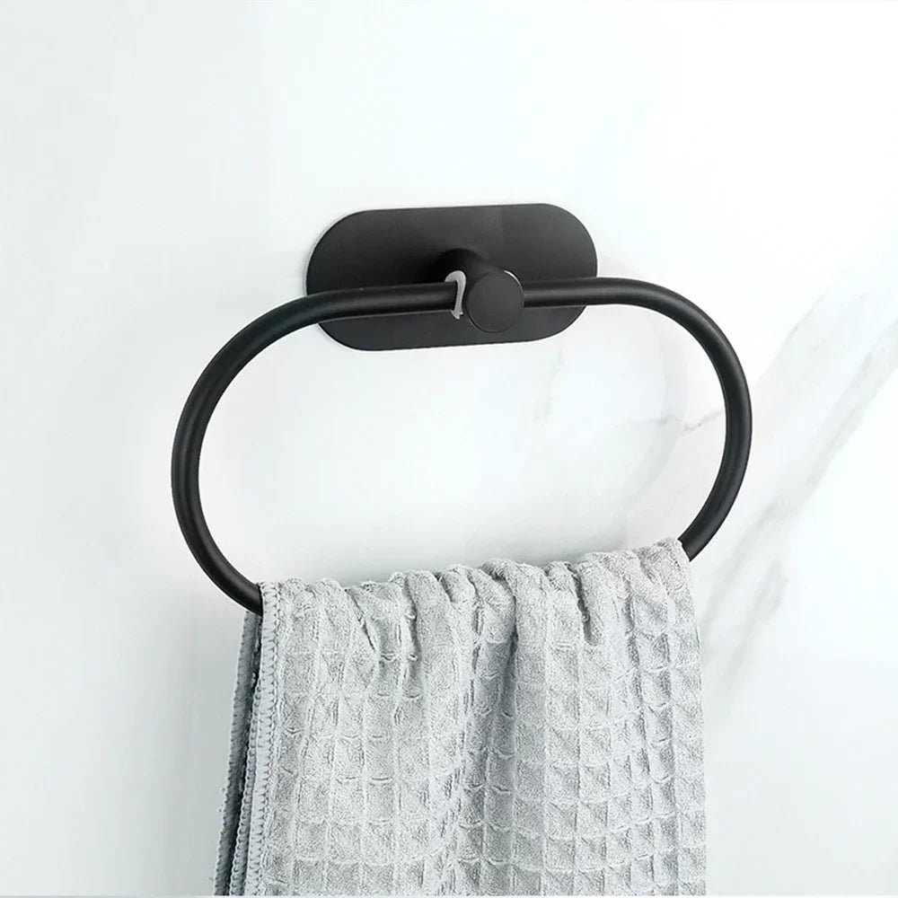 Self-Adhesive Bathroom Towel Holder