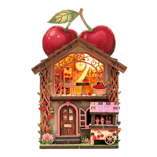 DIY 3D Fridge Magnet Puzzle – Mini House & Animal Dollhouse Model Kit