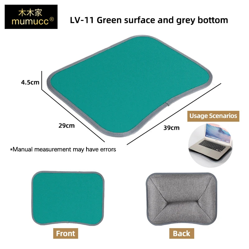 Multifunctional Laptop Desk with Cushion – Portable Lap Table with Mouse Pad
