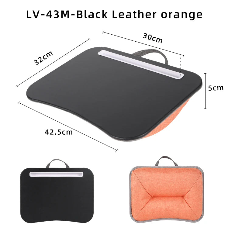 Multifunctional Laptop Desk with Cushion – Portable Lap Table with Mouse Pad