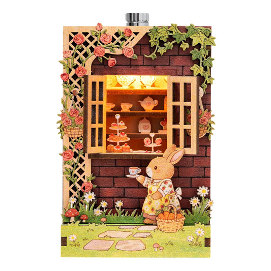 DIY 3D Fridge Magnet Puzzle – Mini House & Animal Dollhouse Model Kit