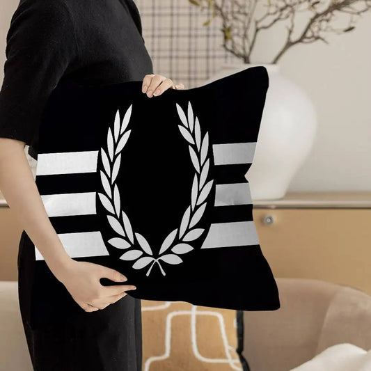 Fred Perry Logo Cushion Cover – Stylish Sofa Throw Pillowcase for Home Décor