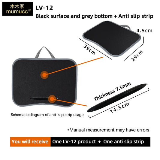 Multifunctional Laptop Desk with Cushion – Portable Lap Table with Mouse Pad