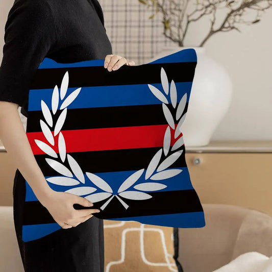 Fred Perry Logo Cushion Cover – Stylish Sofa Throw Pillowcase for Home Décor