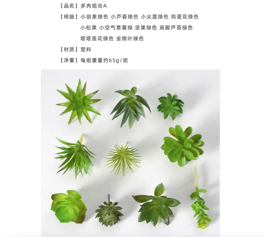 High Quality Artificial Succulent Plant – Realistic PVC Faux Greenery for Home & Office Décor