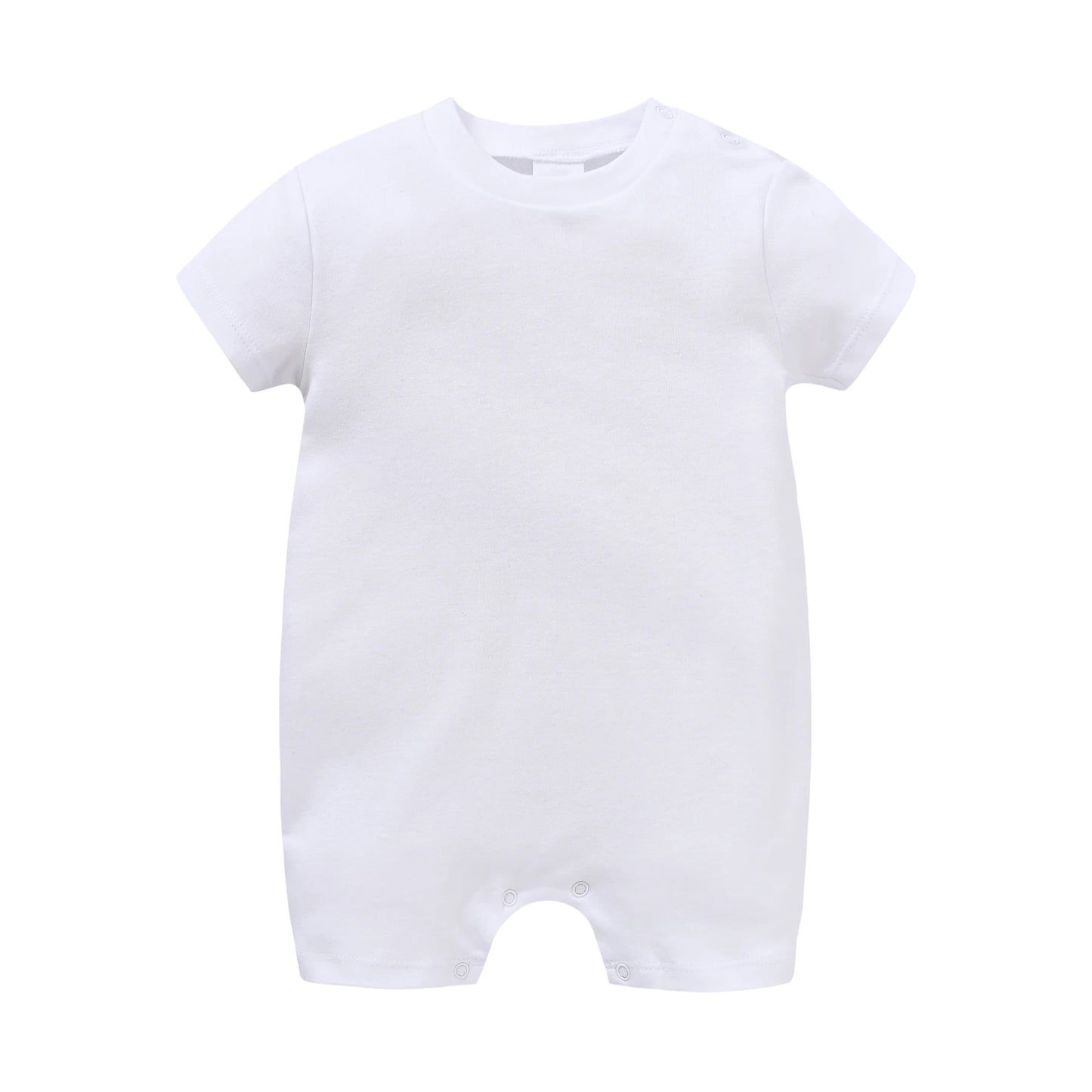 Newborn Cotton Baby Romper Set – Solid Unisex Onesies (1/3/4PCS)