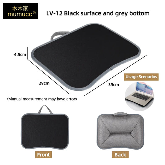 Multifunctional Laptop Desk with Cushion – Portable Lap Table with Mouse Pad