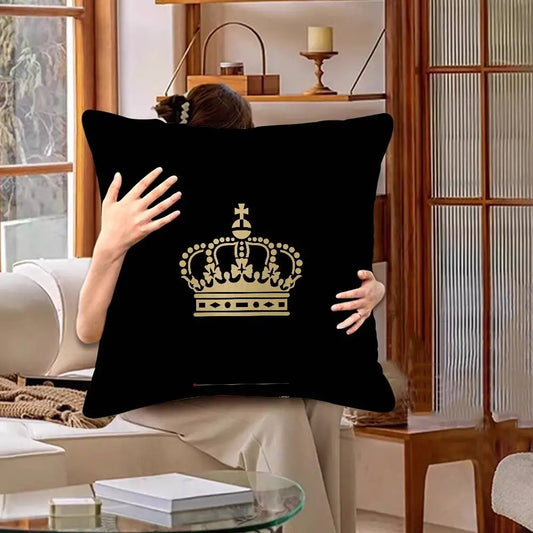 Luxury Champagne-Inspired Cushion Cover – Decorative Pillowcase for Sofa, Bedroom & Home Décor