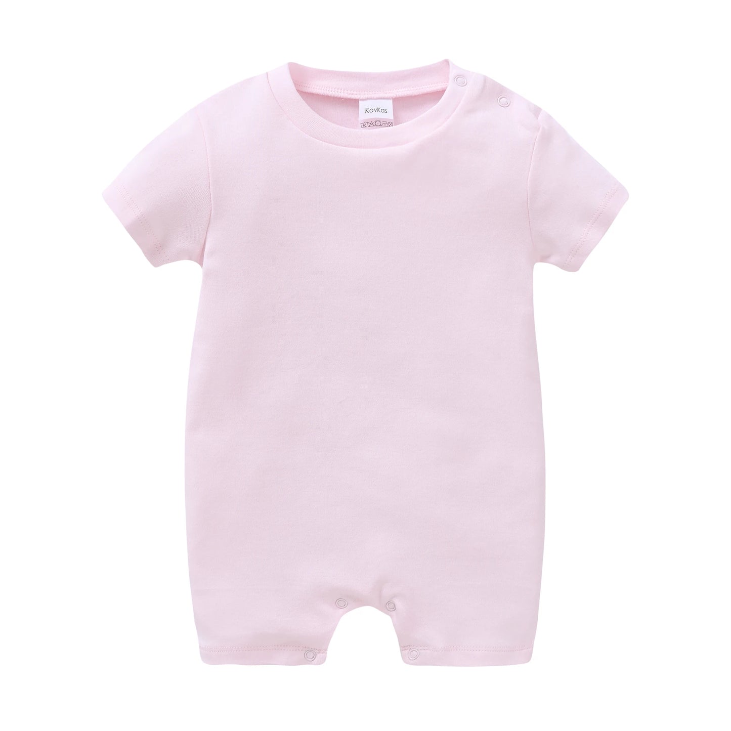 Newborn Cotton Baby Romper Set – Solid Unisex Onesies (1/3/4PCS)