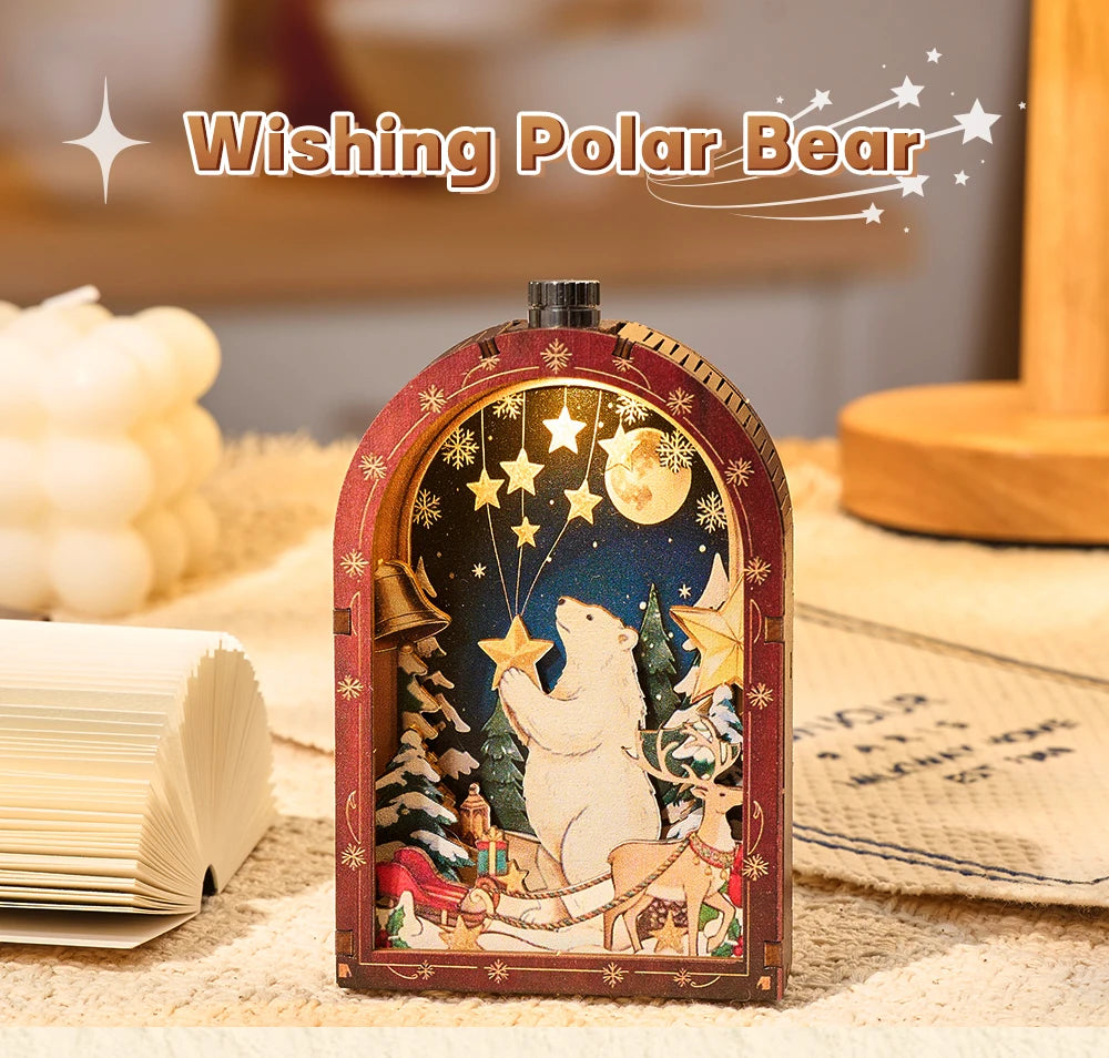DIY 3D Fridge Magnet Puzzle – Mini House & Animal Dollhouse Model Kit