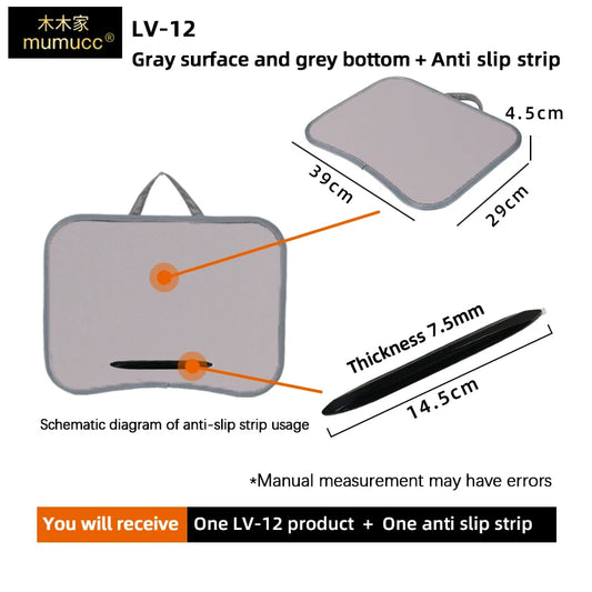 Multifunctional Laptop Desk with Cushion – Portable Lap Table with Mouse Pad