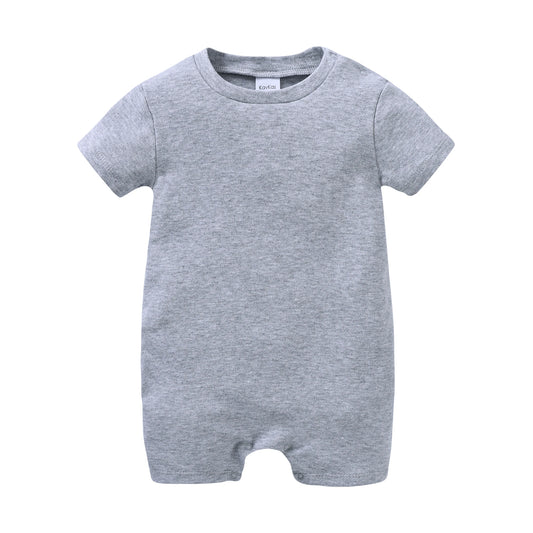 Newborn Cotton Baby Romper Set – Solid Unisex Onesies (1/3/4PCS)