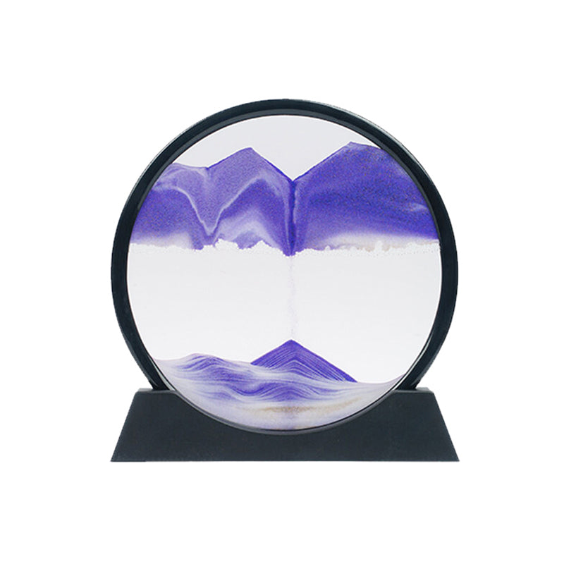 3D Moving Sand Art Hourglass Decor